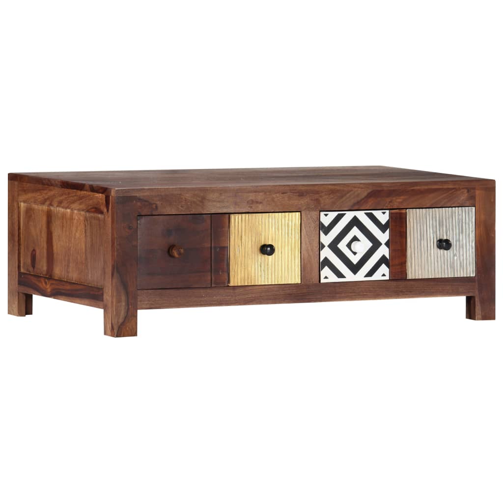 vidaXL Salontafel 90x50x30 cm massief acaciahout
