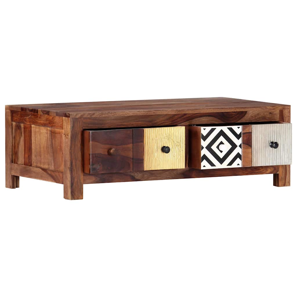 vidaXL Salontafel 90x50x30 cm massief acaciahout