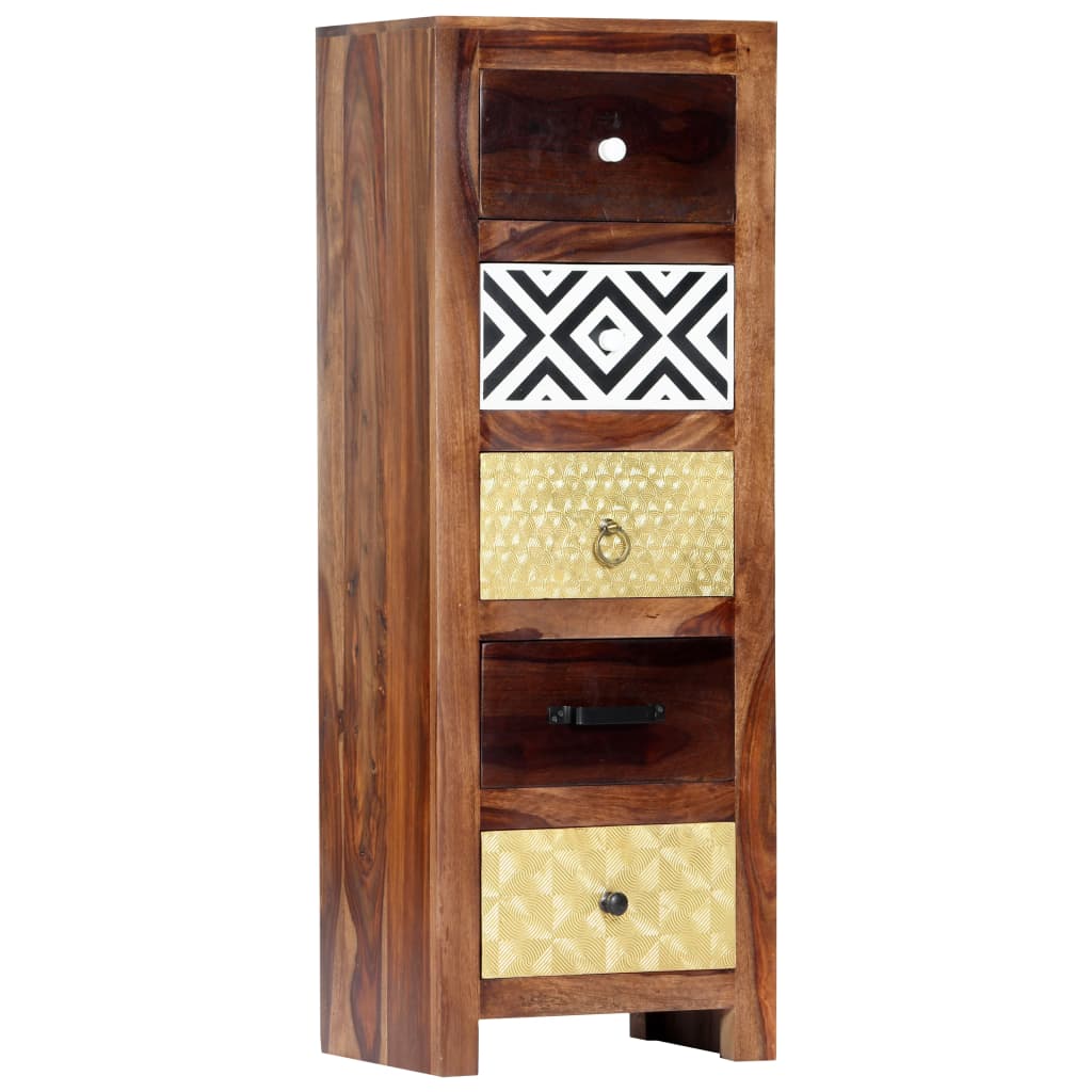 vidaXL Bijzetkast 40x30x110 cm massief acaciahout
