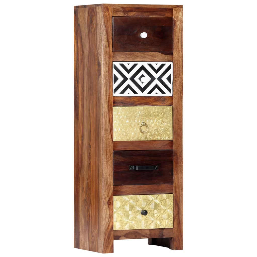 vidaXL Bijzetkast 40x30x110 cm massief acaciahout