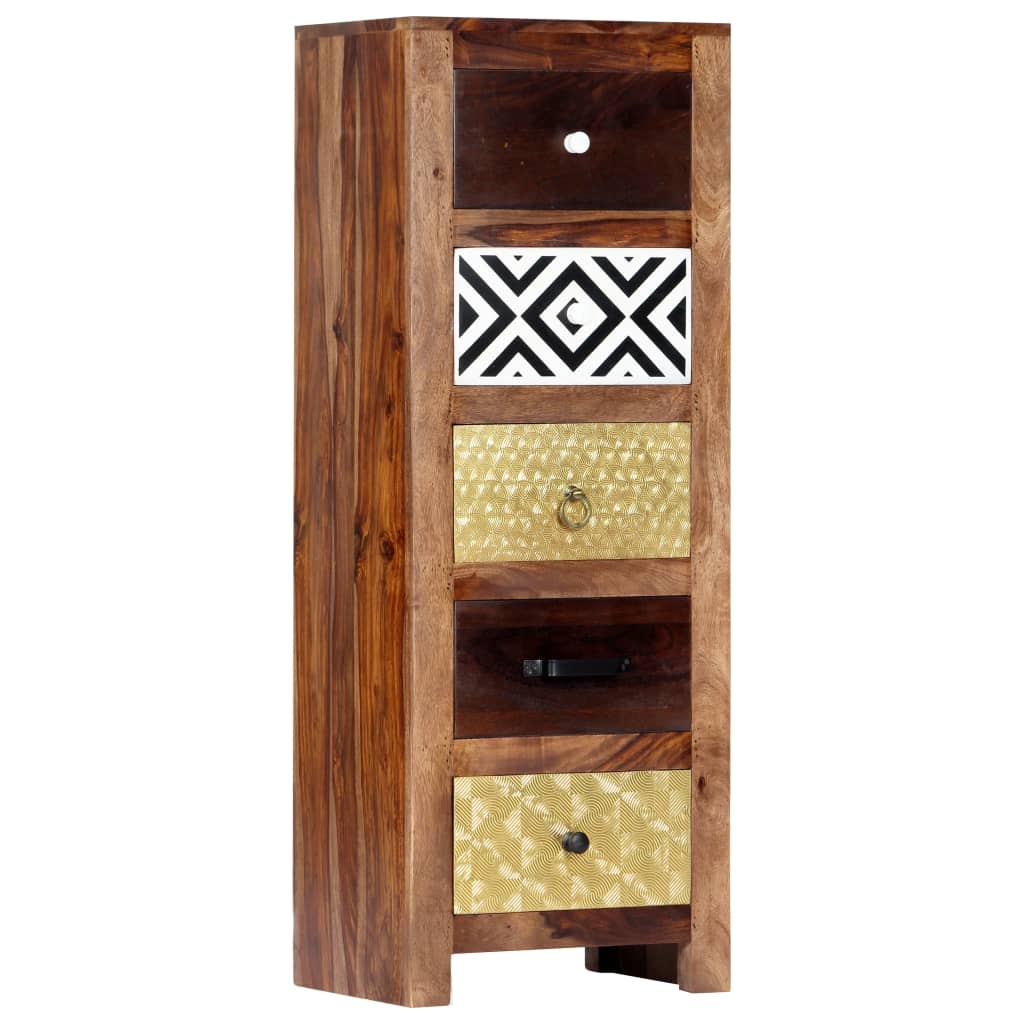vidaXL Bijzetkast 40x30x110 cm massief acaciahout