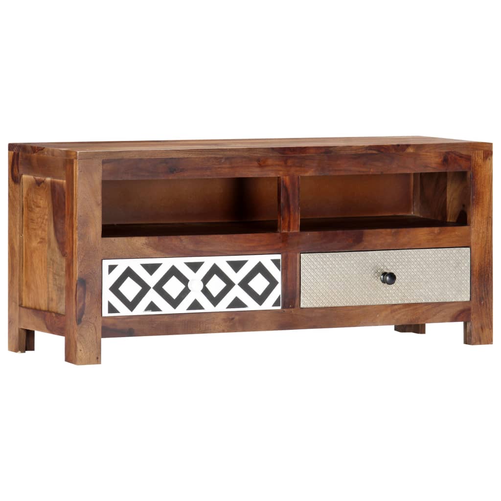 vidaXL Tv-meubel 90x30x40 cm massief acaciahout