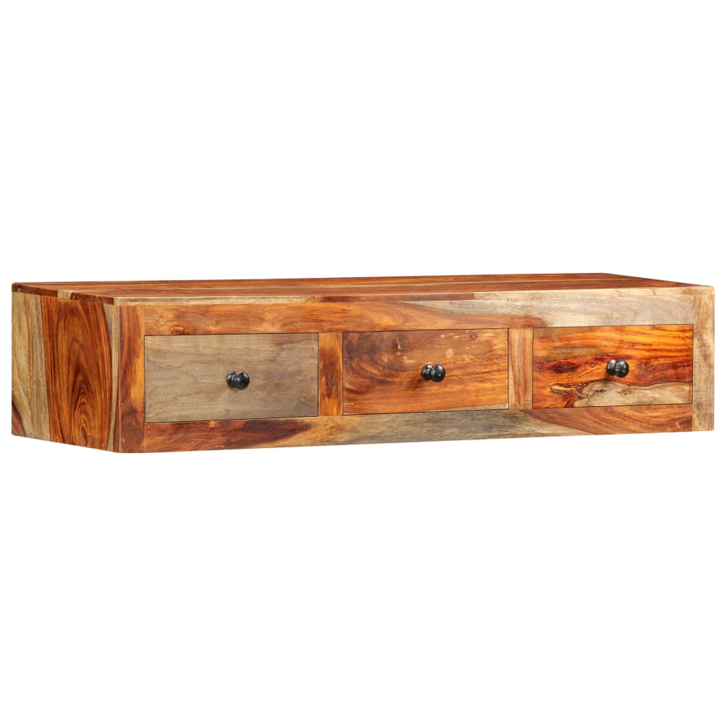 vidaXL Wandtafel 100x25x20 cm massief acaciahout
