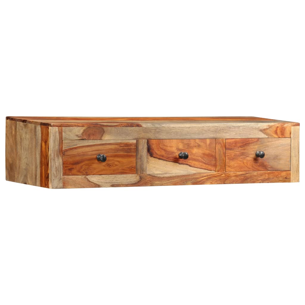 vidaXL Wandtafel 100x25x20 cm massief acaciahout