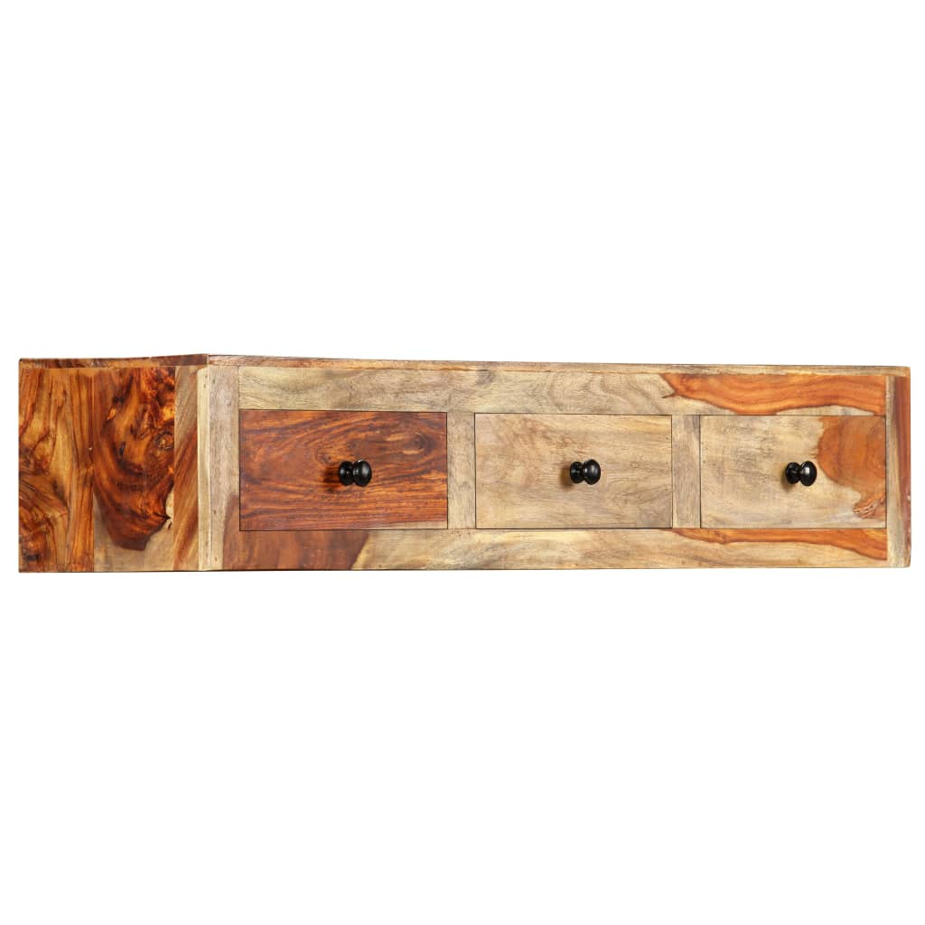 vidaXL Wandtafel 100x25x20 cm massief acaciahout
