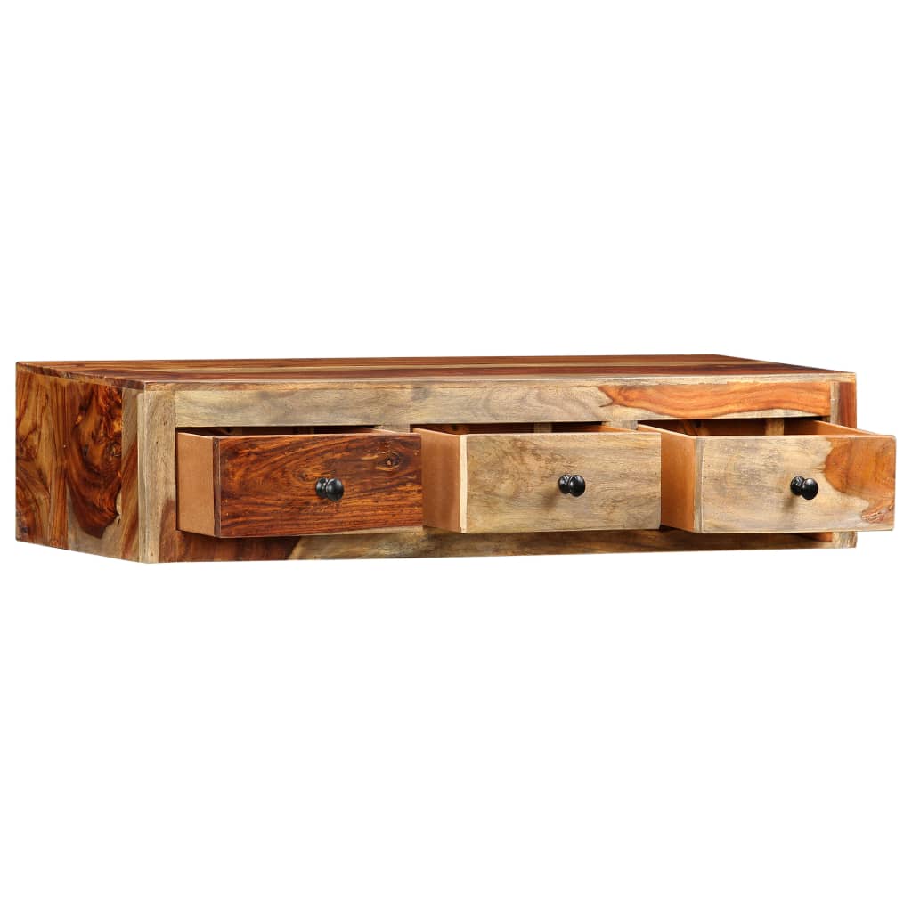 vidaXL Wandtafel 100x25x20 cm massief acaciahout