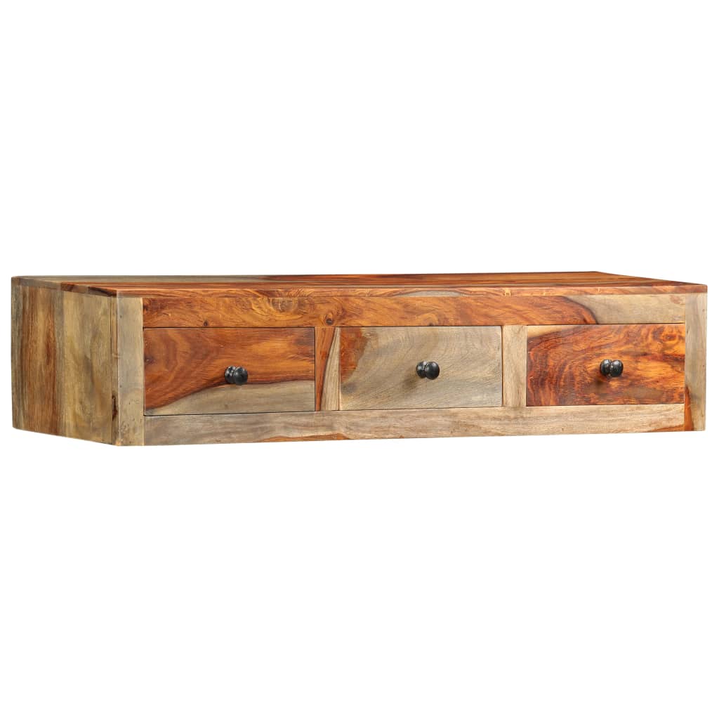 vidaXL Wandtafel 100x25x20 cm massief acaciahout