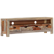 vidaXL TV-meubel 130x30x40 cm massief acaciahout