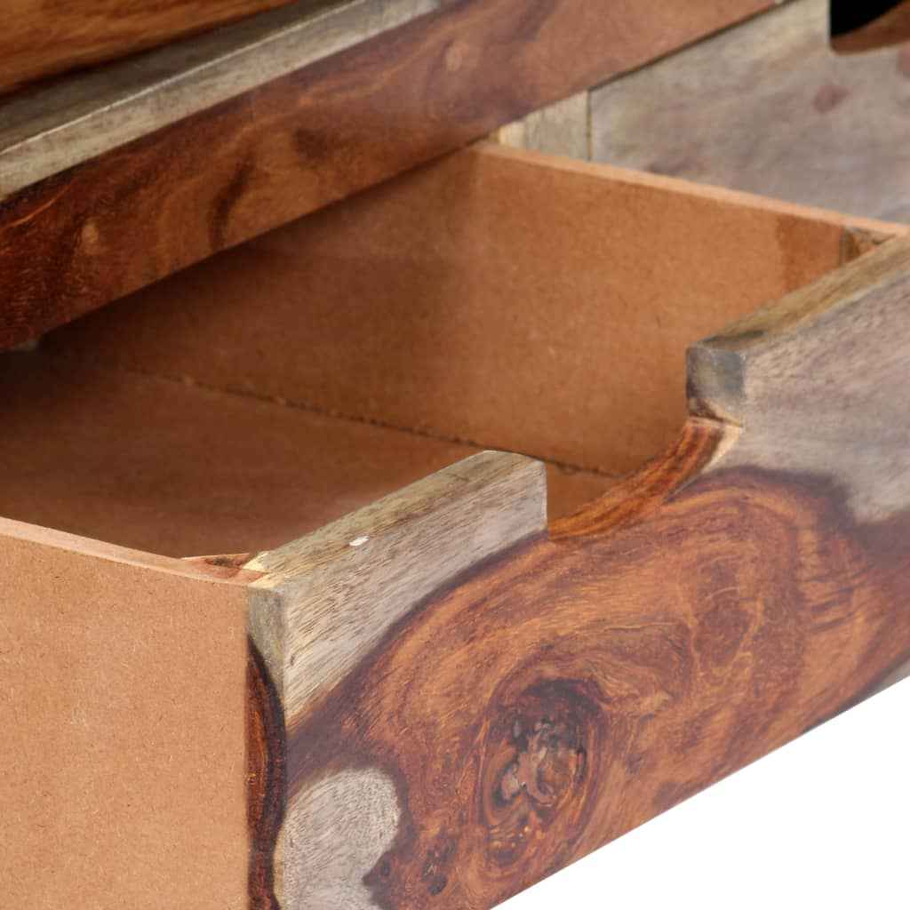 vidaXL TV-meubel 130x30x40 cm massief acaciahout