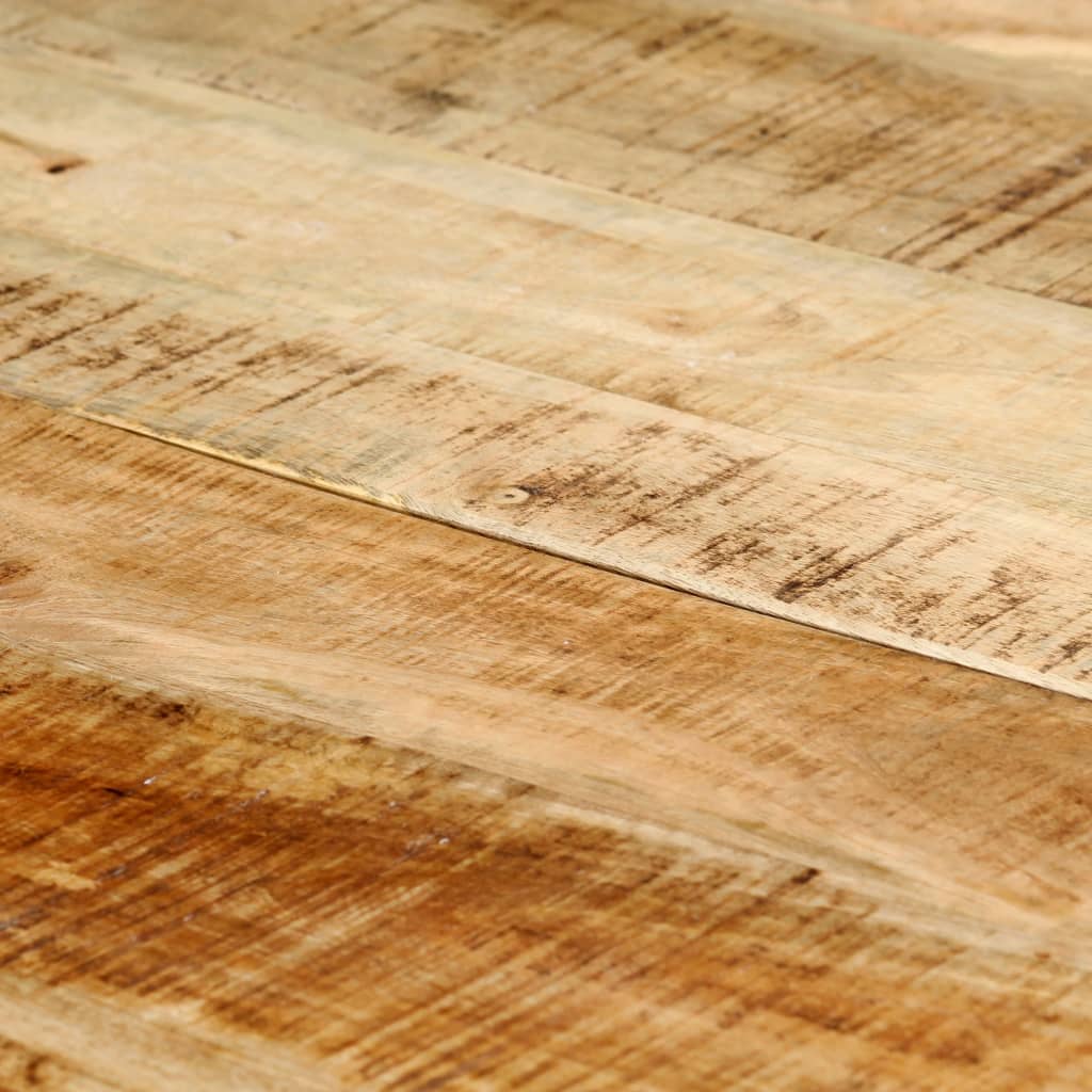 vidaXL Eettafel 180x90x75 cm massief ruw mangohout - Aashly