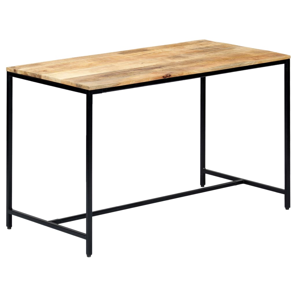 vidaXL Eettafel 180x90x75 cm massief ruw mangohout - Aashly