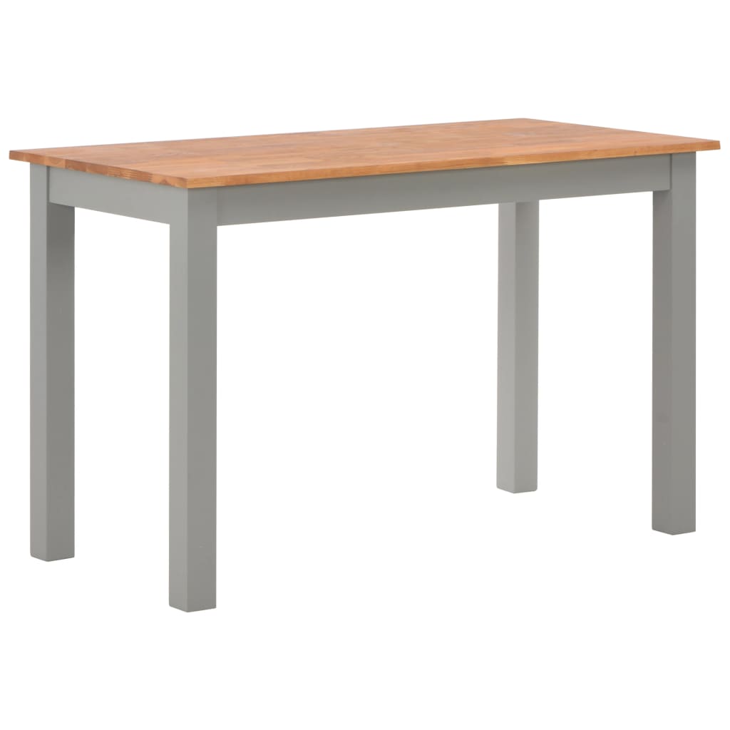 vidaXL Eettafel 180x90x74 cm massief eikenhout