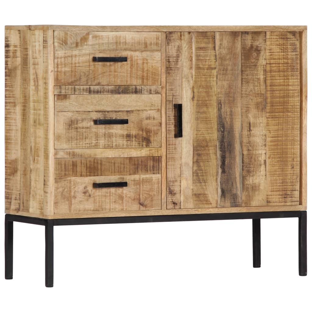 vidaXL Dressoir 88x30x71 cm massief mangohout - Aashly