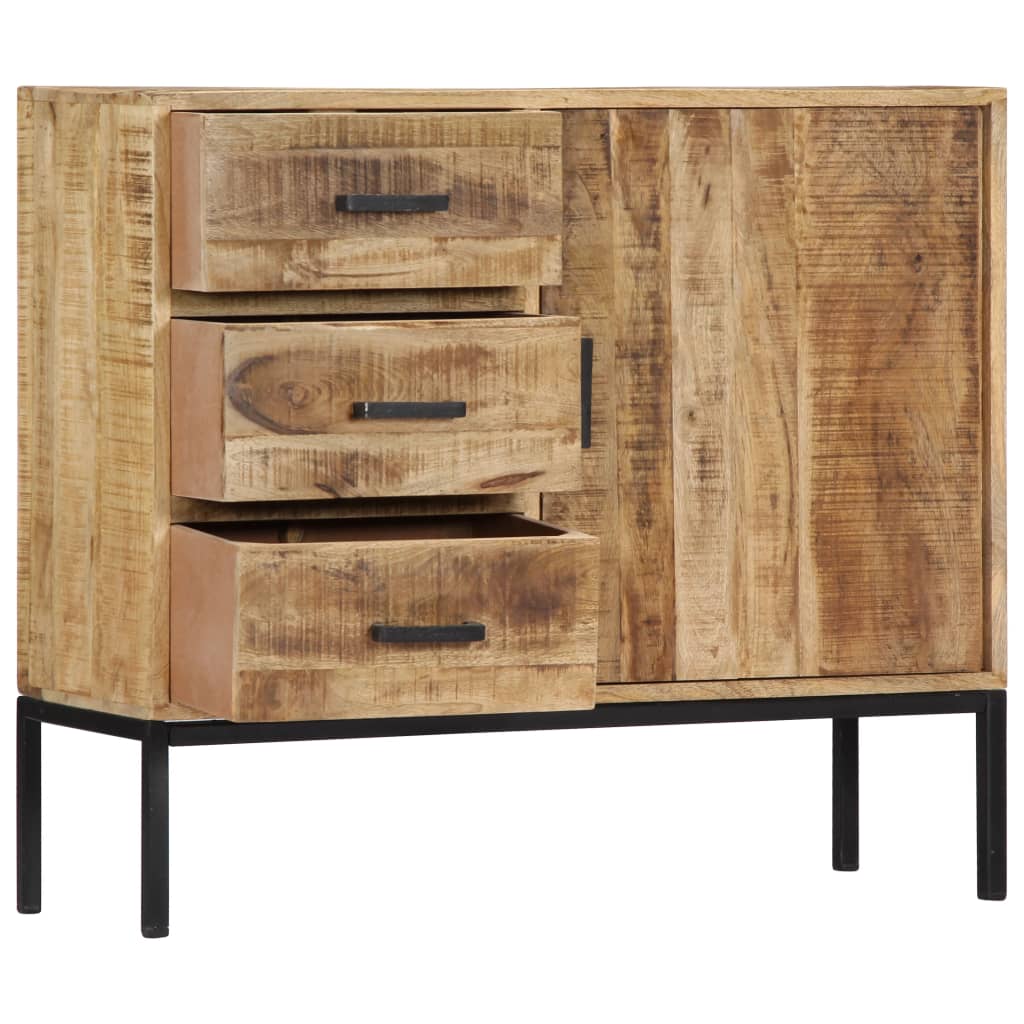 vidaXL Dressoir 88x30x71 cm massief mangohout - Aashly