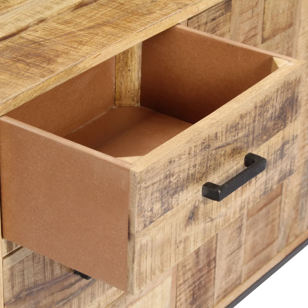 vidaXL Dressoir 88x30x71 cm massief mangohout - Aashly