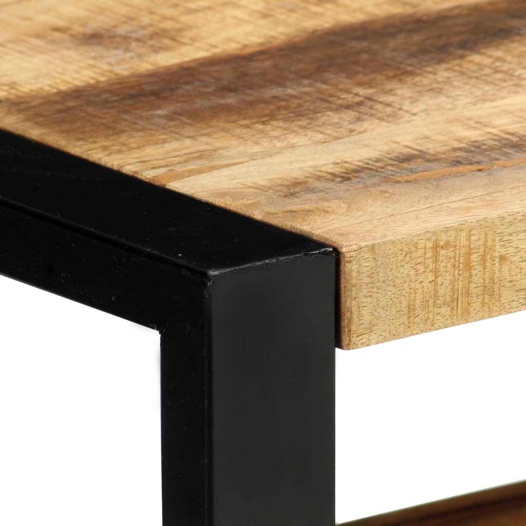 vidaXL Tv-meubel 130x30x50 cm massief mangohout