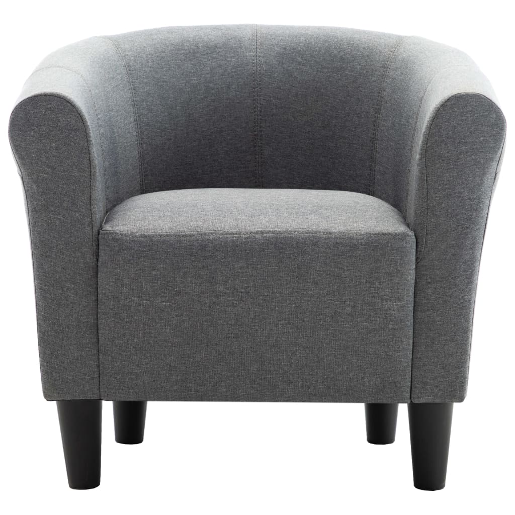 vidaXL Fauteuil stof wijnrood