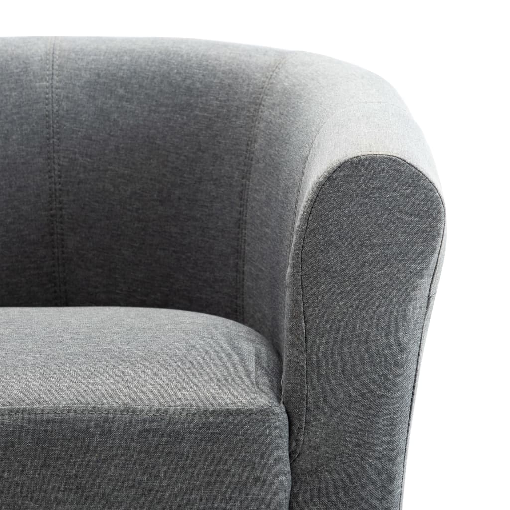 vidaXL Fauteuil stof wijnrood
