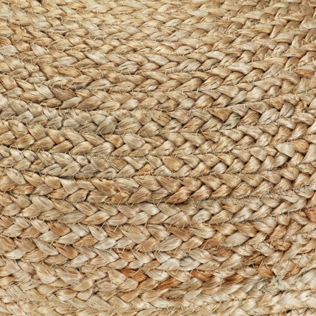 vidaXL Poef handgemaakt 40x45 cm jute olijfgroen - Aashly