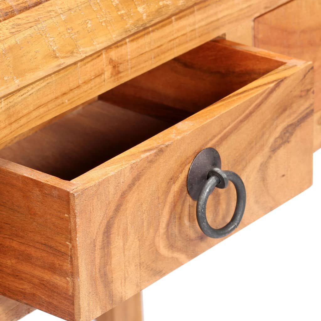 vidaXL Schrijftafel 90x40x107cm massief acaciahout