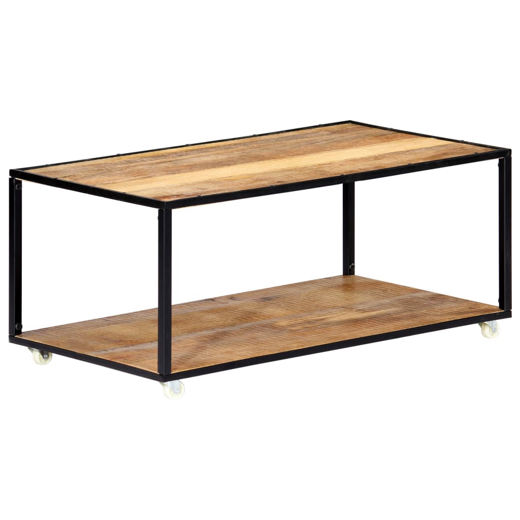 vidaXL Salontafel 90x50x40 cm massief gerecycled hout