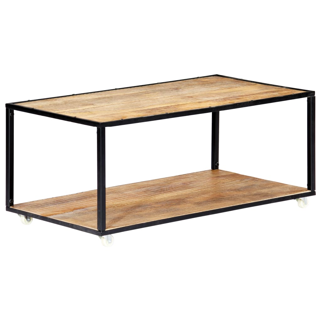 vidaXL Salontafel 90x50x40 cm massief gerecycled hout