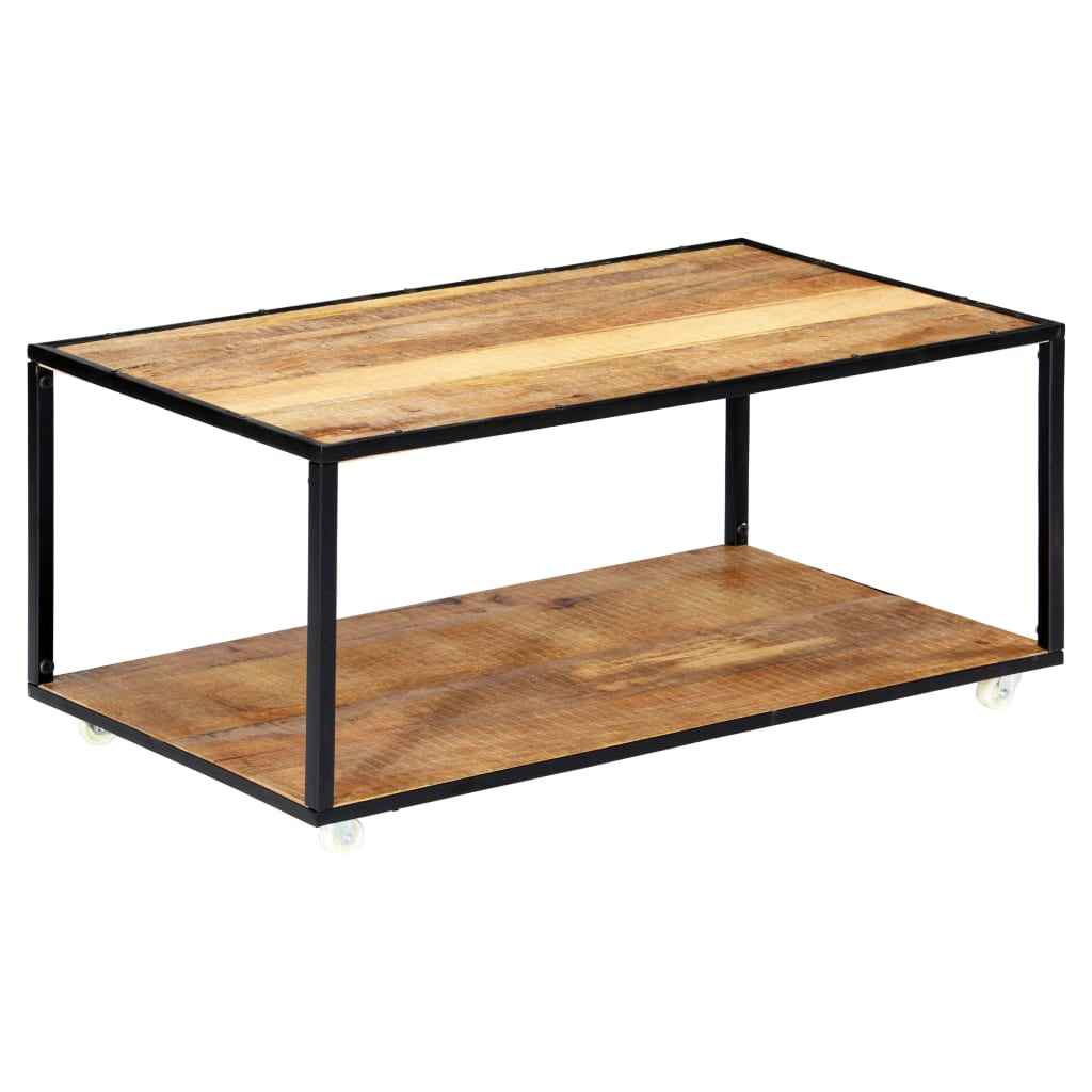 vidaXL Salontafel 90x50x40 cm massief gerecycled hout