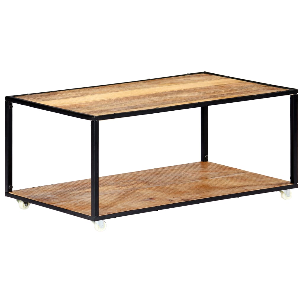vidaXL Salontafel 90x50x40 cm massief gerecycled hout