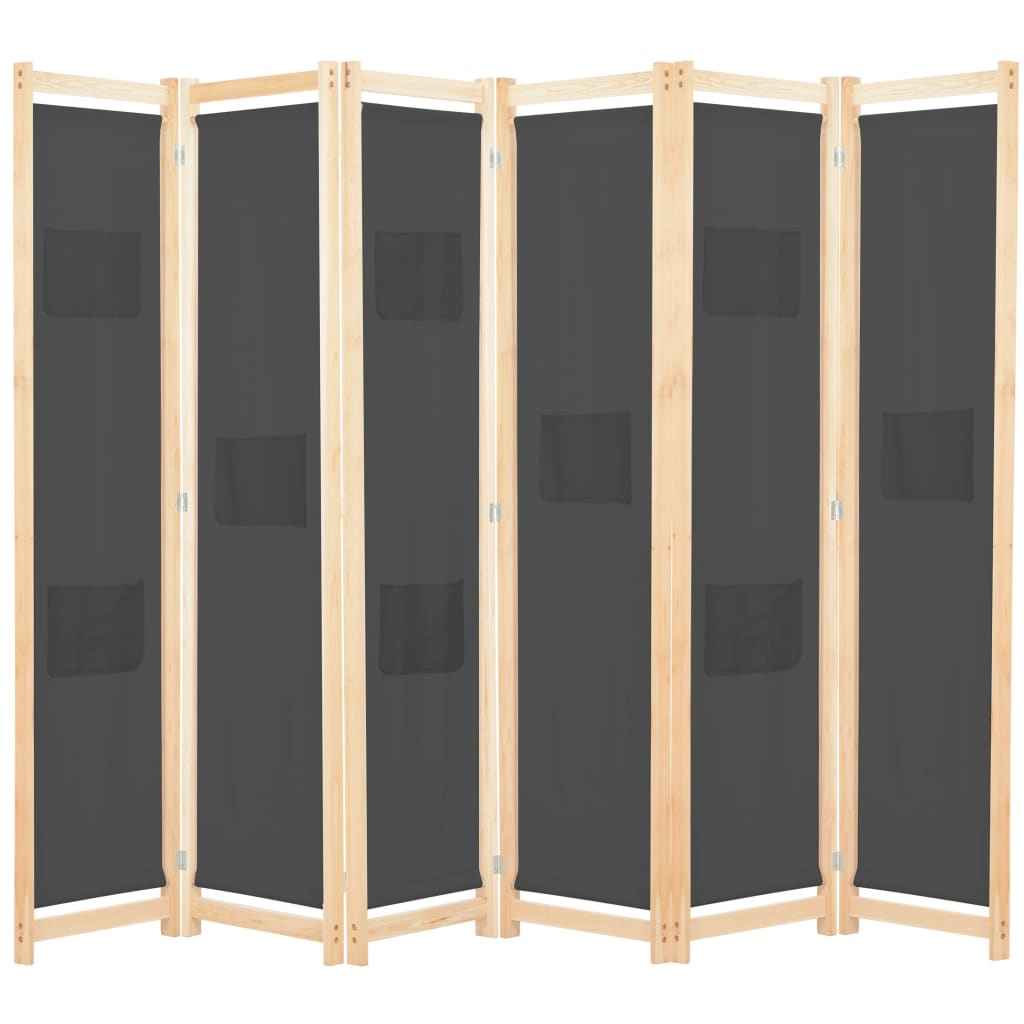 vidaXL Kamerscherm met 4 panelen 160x170x4 cm stof crème