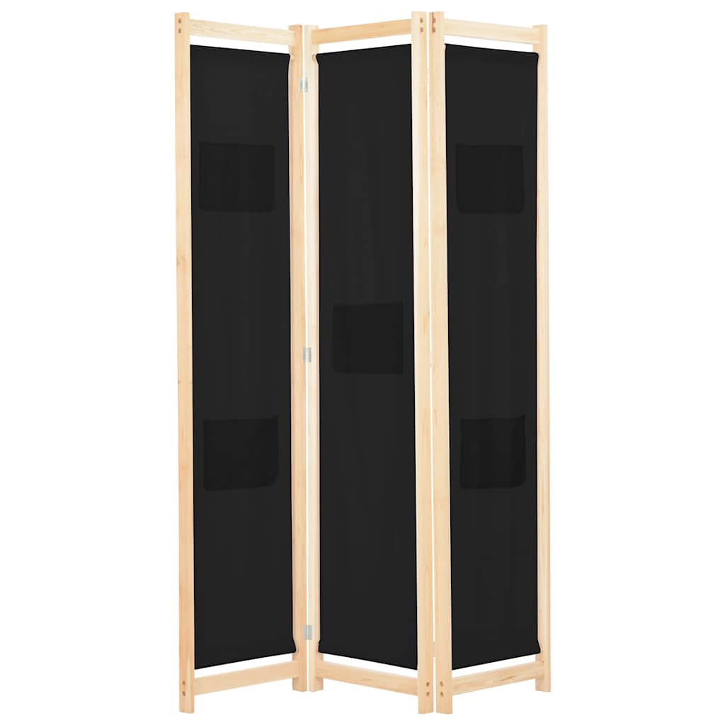 vidaXL Kamerscherm met 4 panelen 160x170x4 cm stof crème