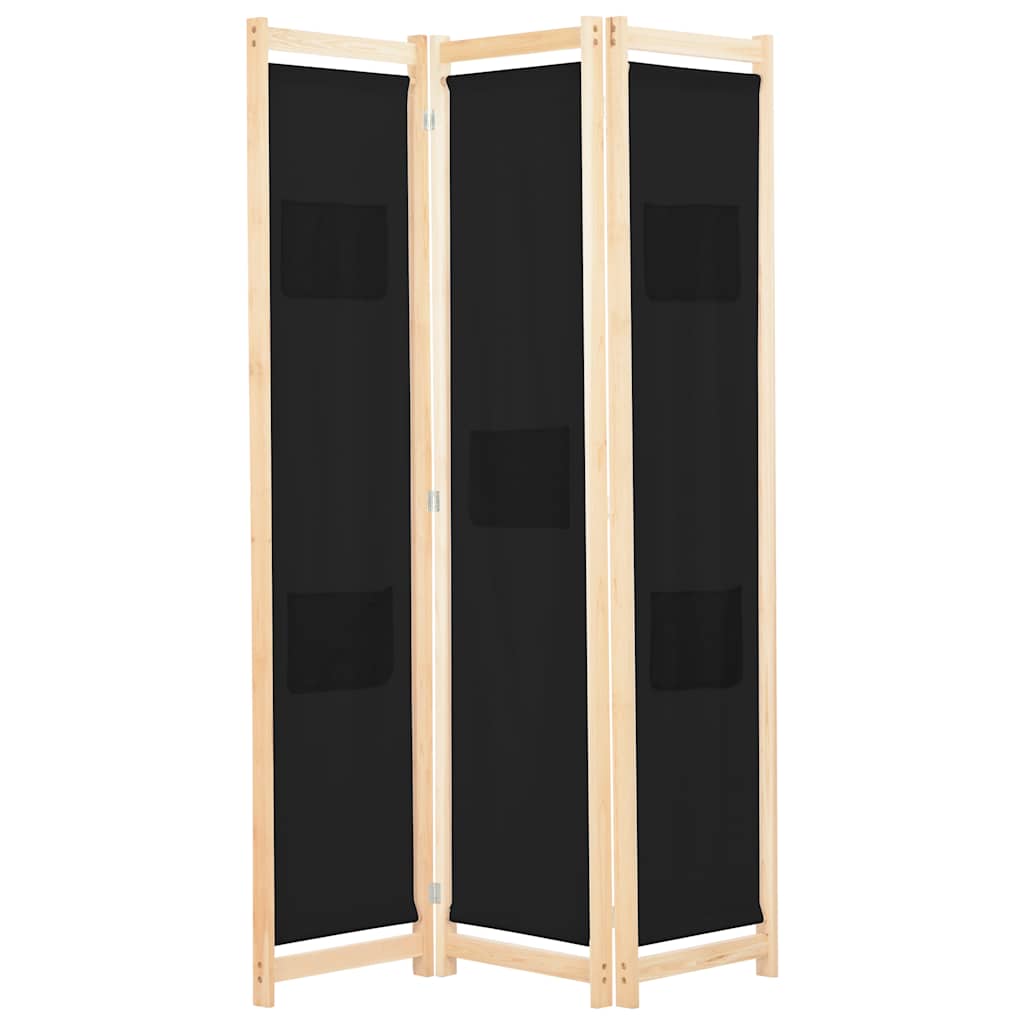 vidaXL Kamerscherm met 4 panelen 160x170x4 cm stof crème