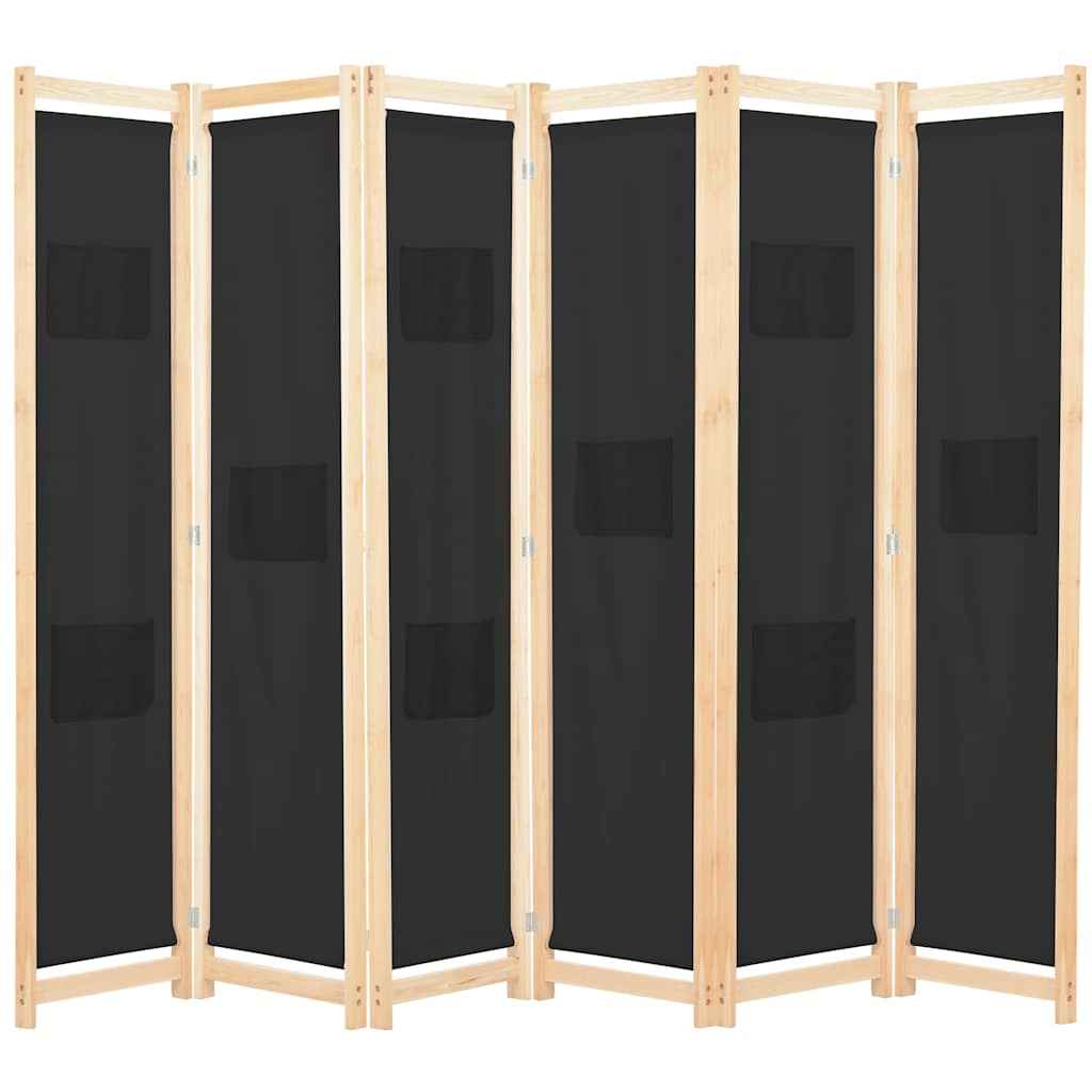 vidaXL Kamerscherm met 4 panelen 160x170x4 cm stof crème