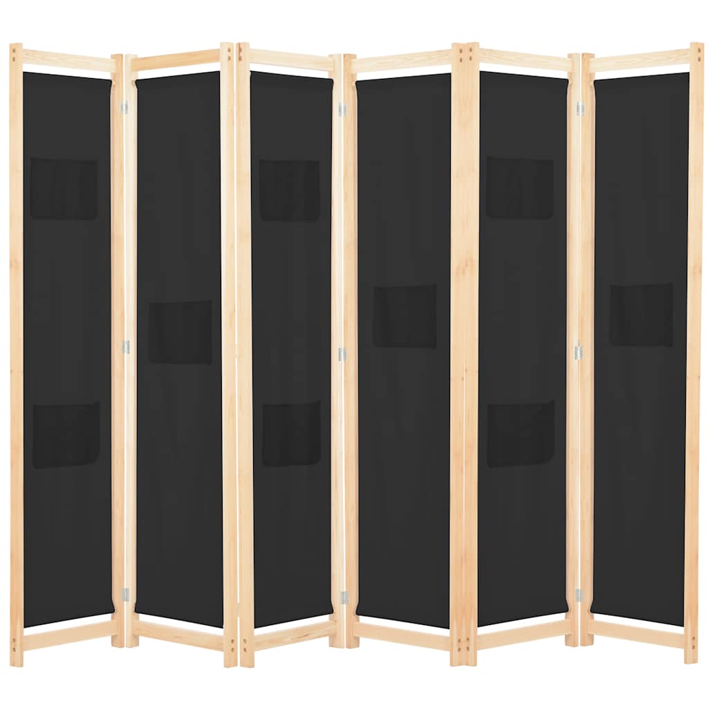 vidaXL Kamerscherm met 4 panelen 160x170x4 cm stof crème