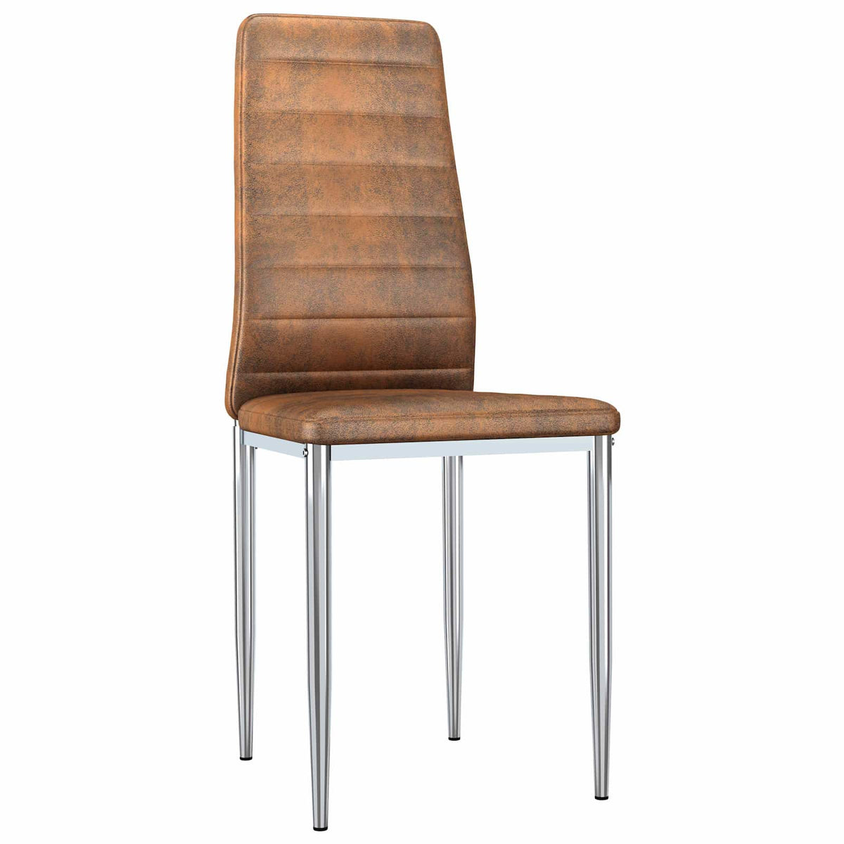vidaXL Eettafelstoelen 2 pcs Bruin 41.5 x 48 x 99 cm
