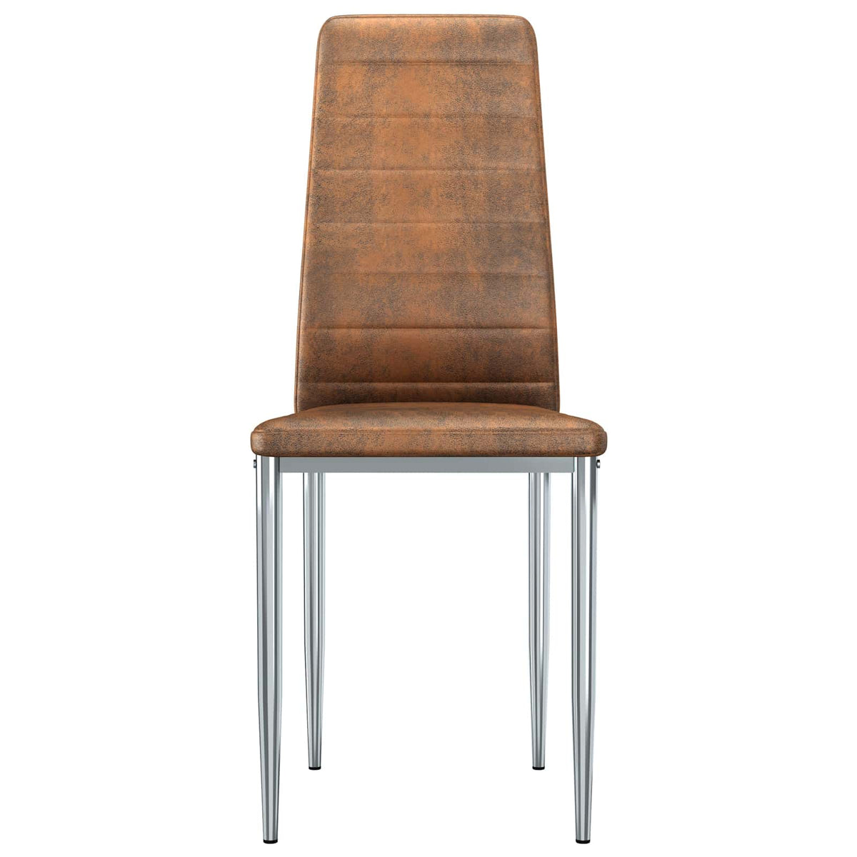 vidaXL Eettafelstoelen 2 pcs Bruin 41.5 x 48 x 99 cm
