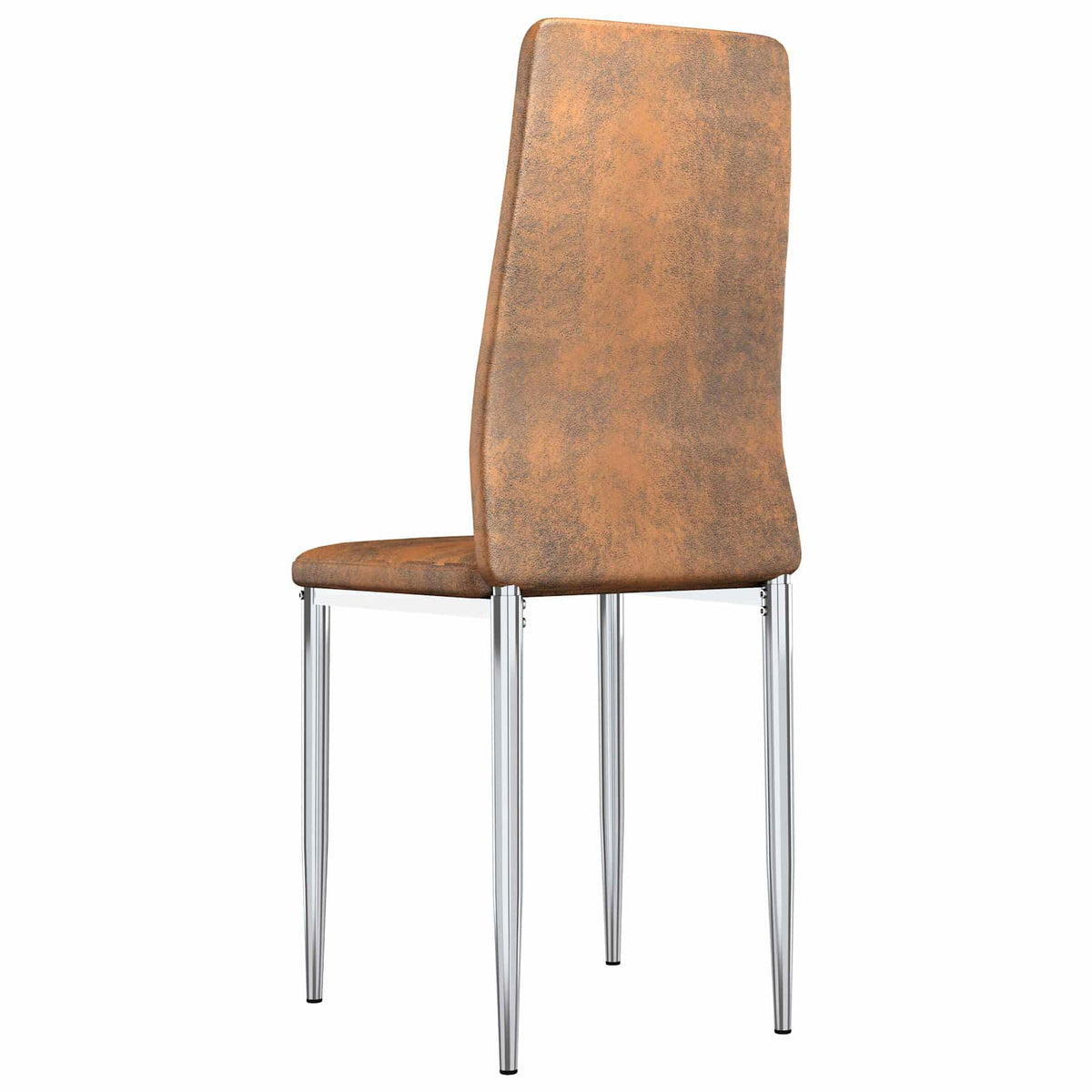 vidaXL Eettafelstoelen 2 pcs Bruin 41.5 x 48 x 99 cm