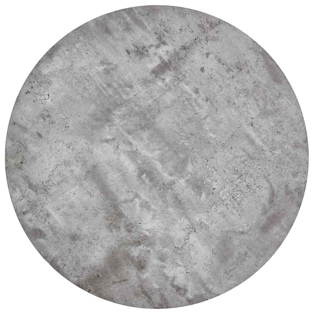vidaXL Eettafel 90x73,5 cm MDF eikenkleurig en zwart