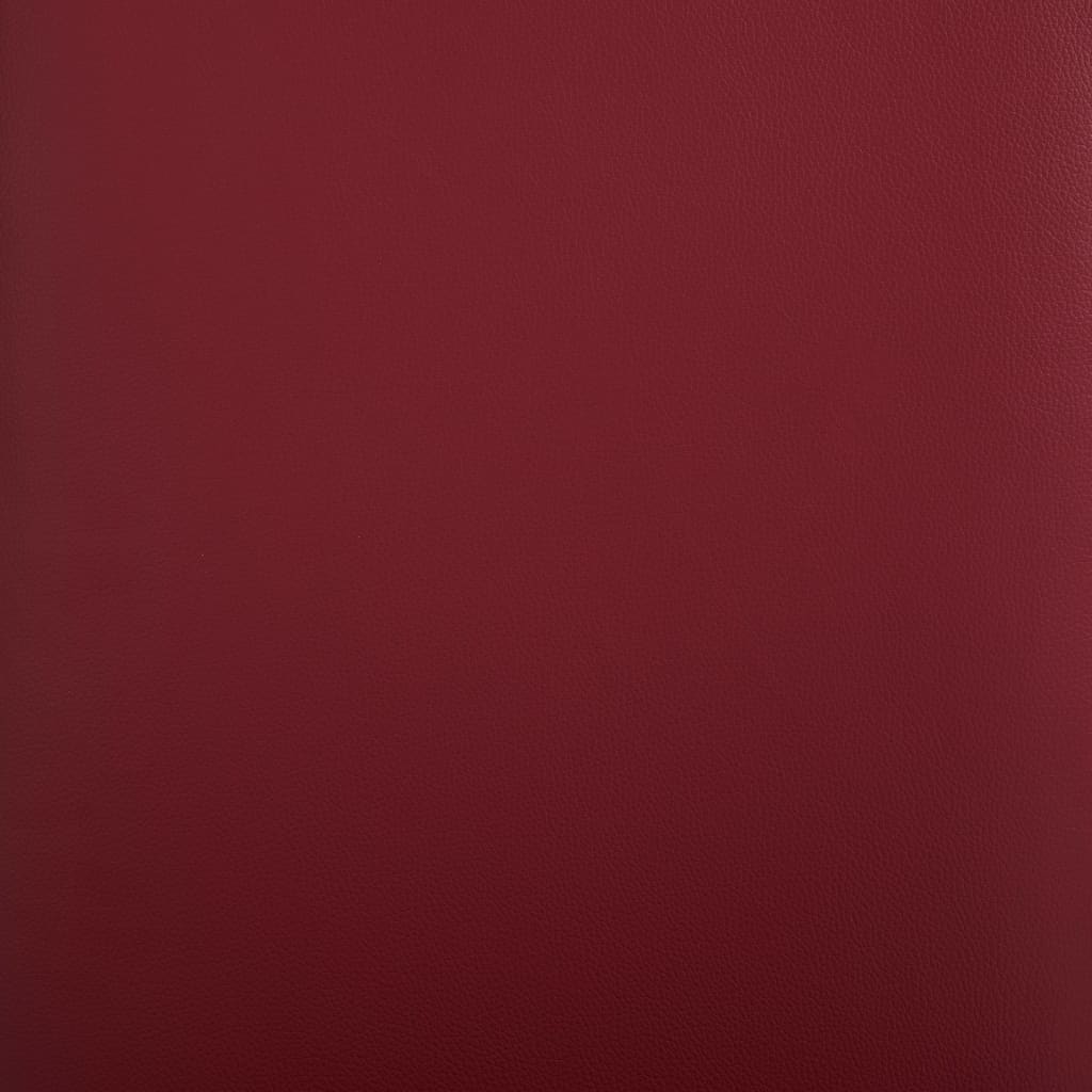 vidaXL Eetkamerstoelen 4 st kunstleer rood