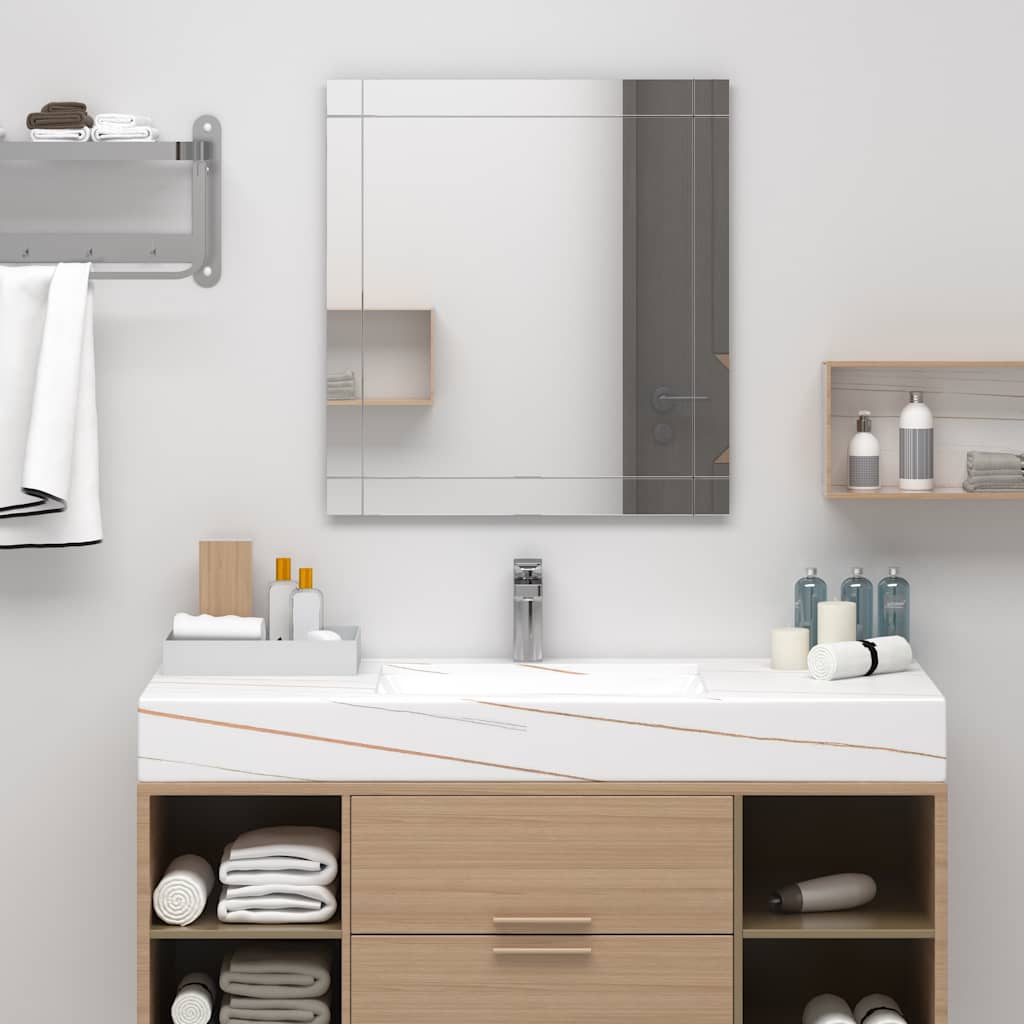 vidaXL Wandspiegel 60x40 cm glas - Aashly