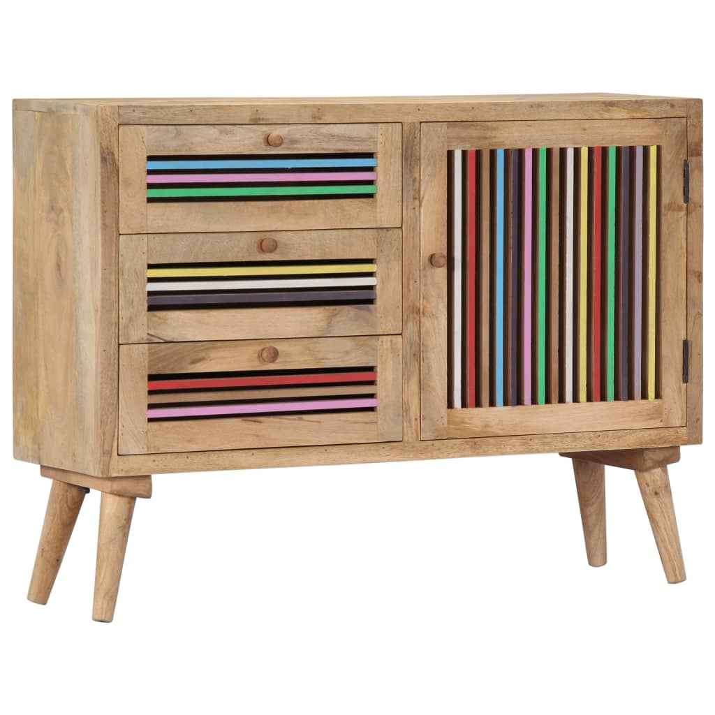 vidaXL Dressoir 150x30x75 cm massief mangohout