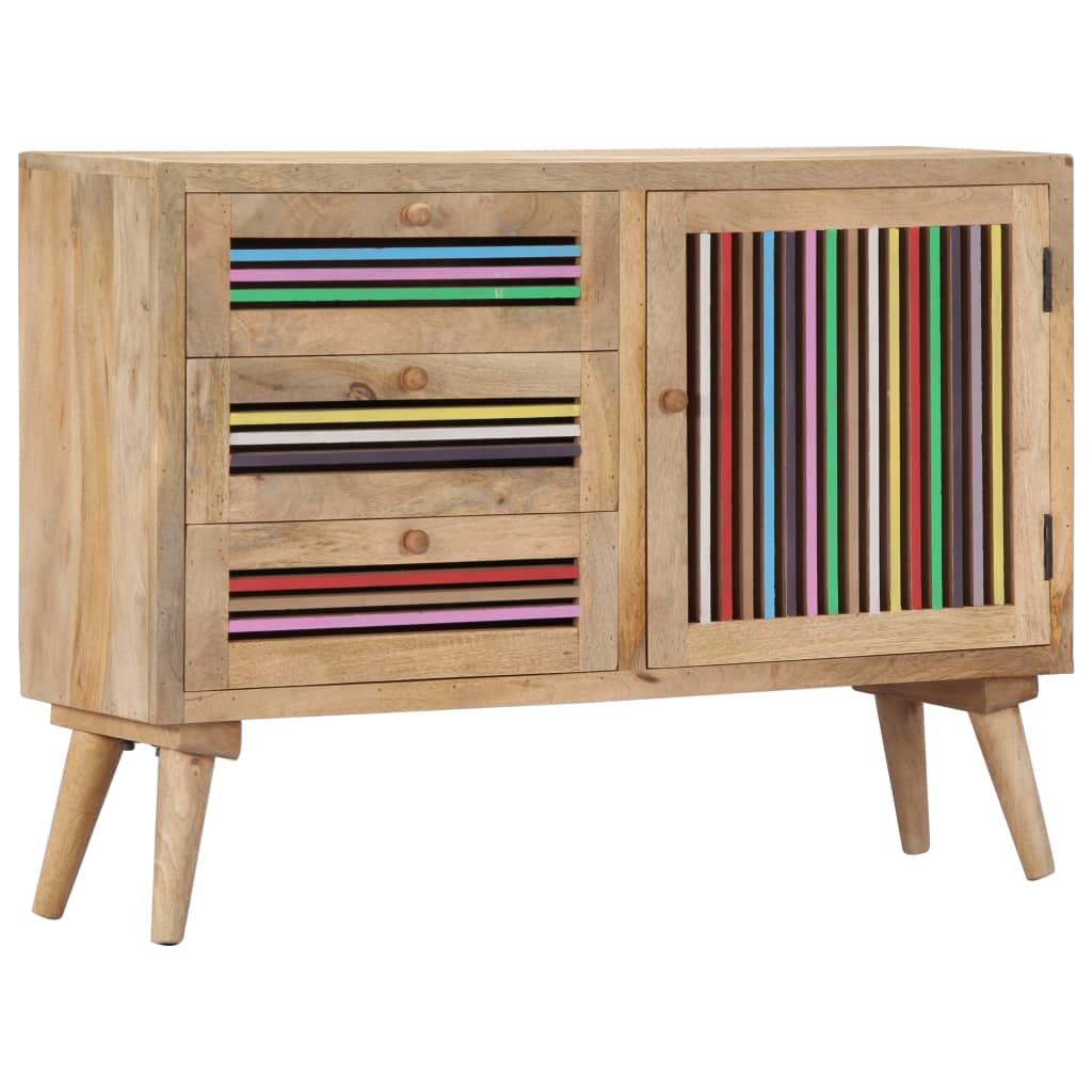 vidaXL Dressoir 150x30x75 cm massief mangohout
