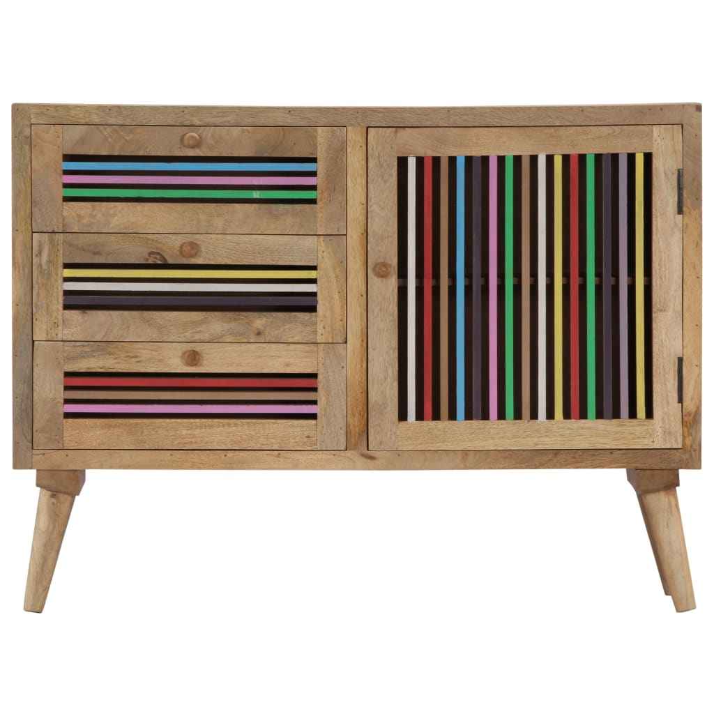 vidaXL Dressoir 150x30x75 cm massief mangohout