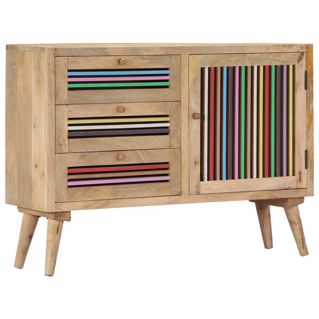 vidaXL Dressoir 150x30x75 cm massief mangohout