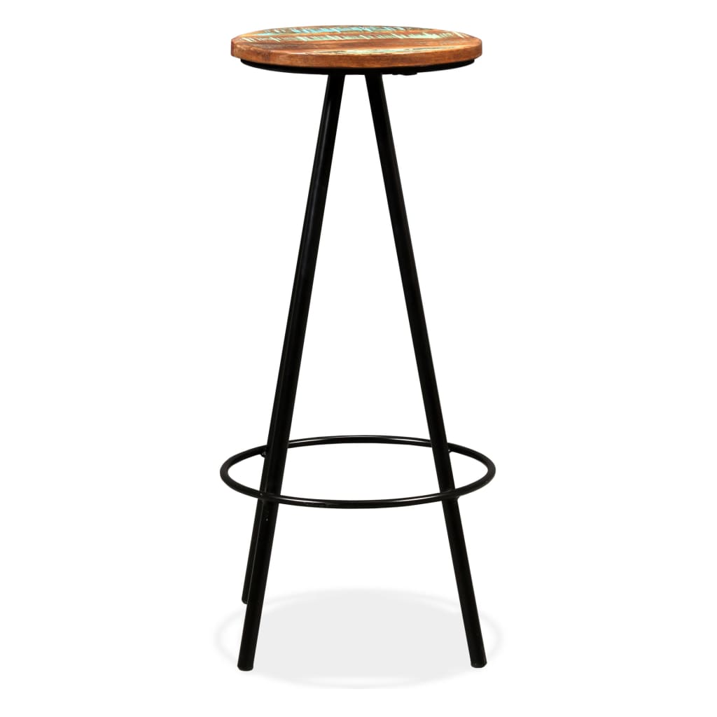 vidaXL 3-delige Barset massief acaciahout en gerecycled hout