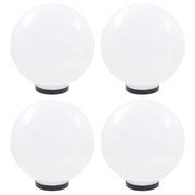 vidaXL LED-bollampen 4 st rond 30 cm PMMA