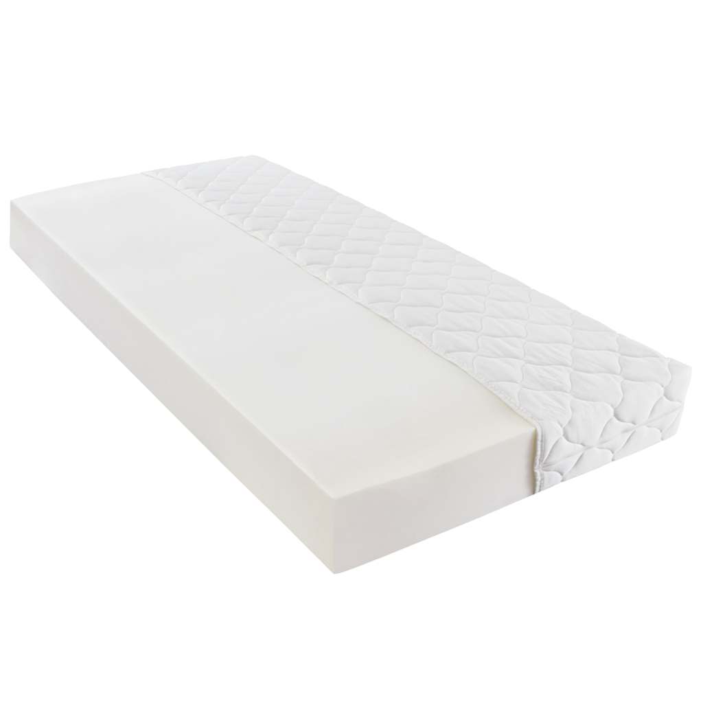 vidaXL Bed met matras stof bruin 180x200 cm