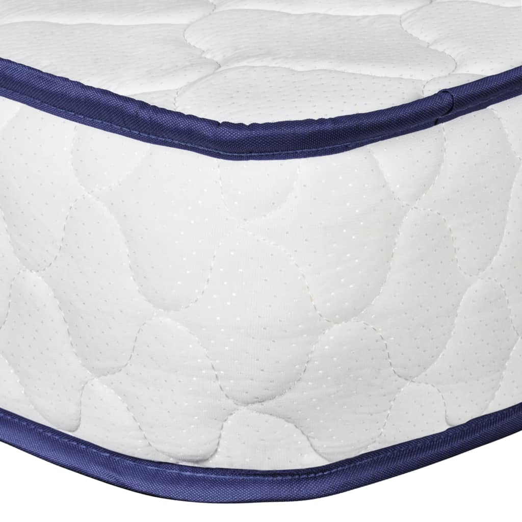 vidaXL Bed met traagschuim matras fluweel zwart 180x200 cm