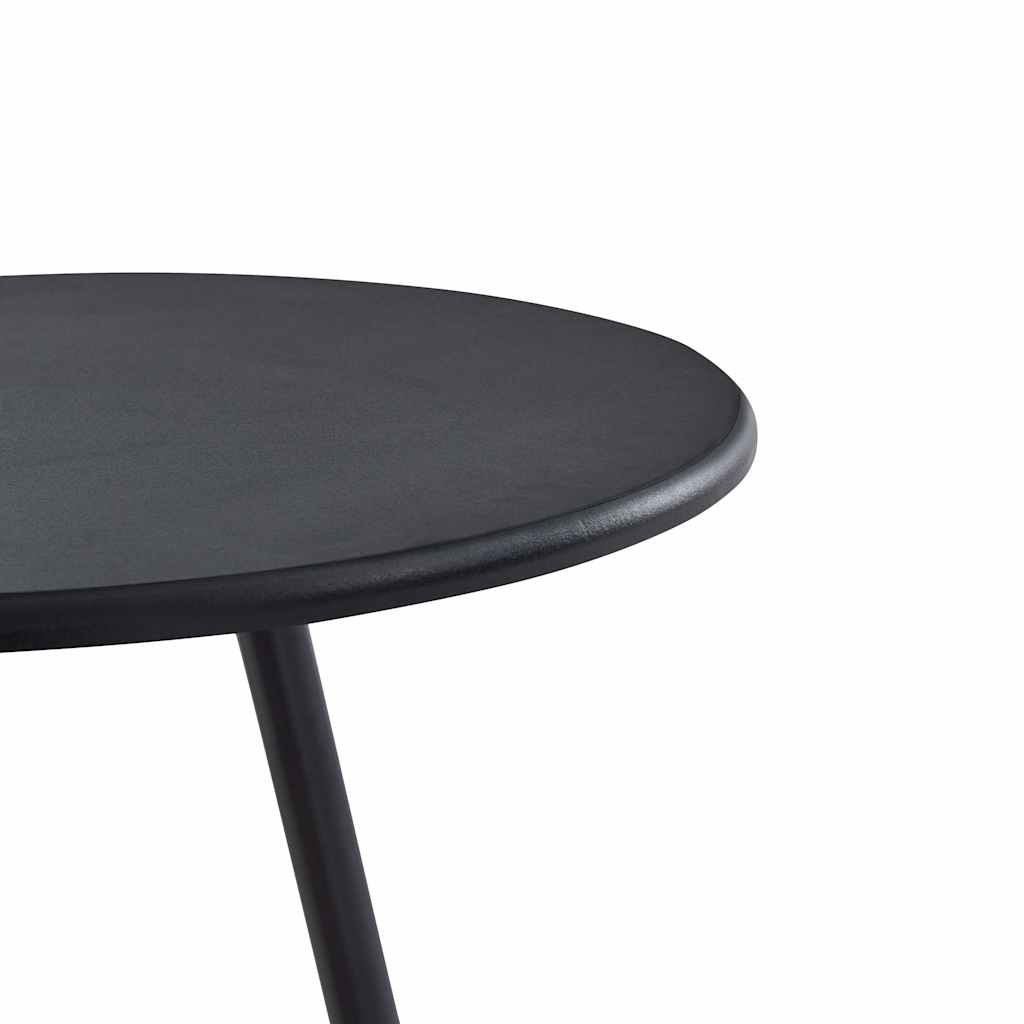 vidaXL 5-delige Barset kunststof zwart