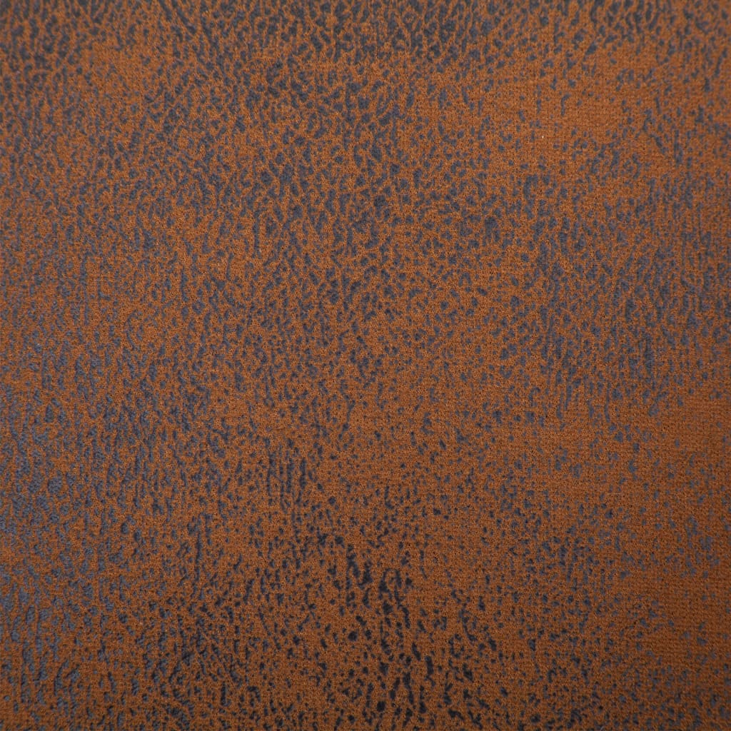 vidaXL Eetkamerstoelen 2 st kunstsuède bruin