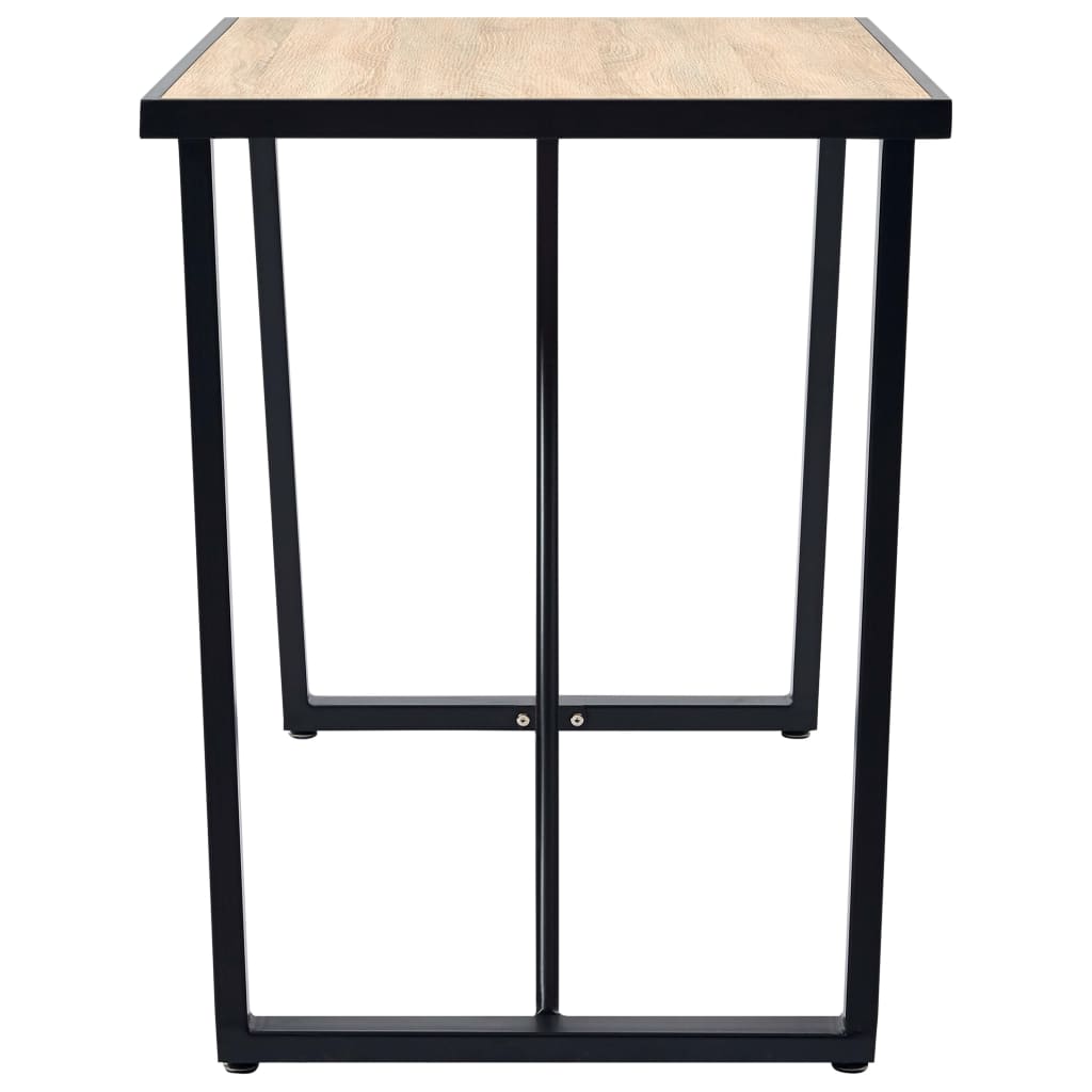 vidaXL Dining Table 200x100x75 cm MDF Oak-colored
